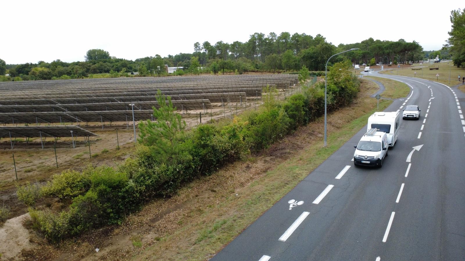 Site après l'intervention de débroussaillement — réalisation 1