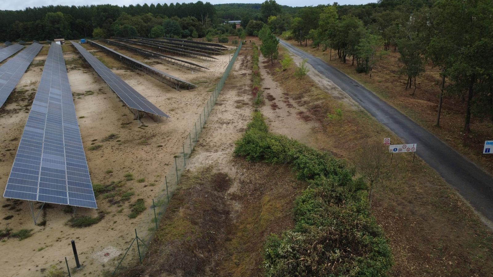 Site après l'intervention de débroussaillement — réalisation 2